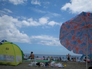 いー天気の大洗の海☆